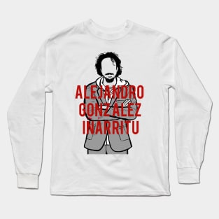 A Portrait of Alejandro González Iñárritu Long Sleeve T-Shirt